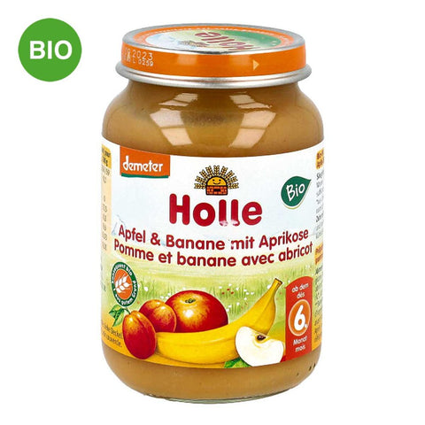 Holle Pomme & Banane avec abricot (190 g)