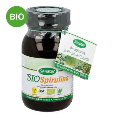 Sanatur Biospirulina d'aquaculture biologique comprimés (500 pièces)