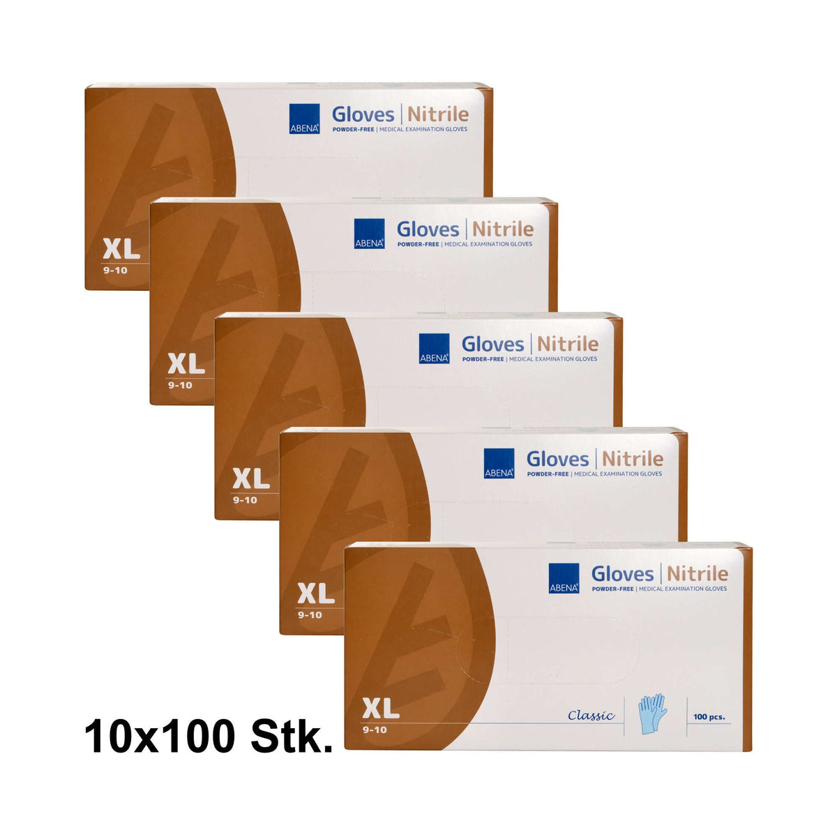 Abena gants jetables (10x100 pièces)