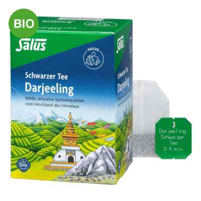 Salus Darjeeling thé noir bio sachets filtrants (15 pièces)