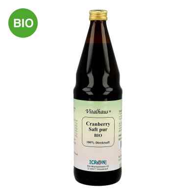 Vitalhaus Jus de canneberge pur bio (750 ml)