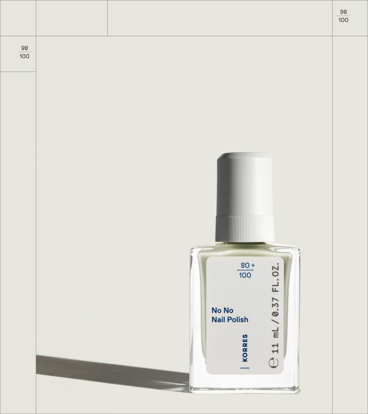 KORRES No No vernis à ongles Mint Green 82 (11 ml)