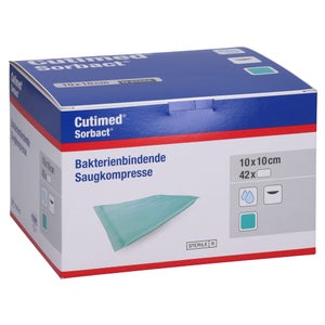 Cutimed Sorbact compresses absorbantes 10x10 cm (42 pièces)