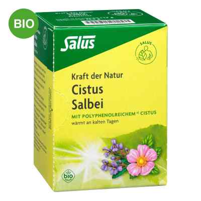 Salus Cistus & sauge – tisane bio pour moments de plaisir (15 sachets)