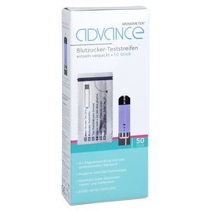 MEDICO-LAB GmbH Advance Monometer blood glucose test strips Gdh single (50 pieces)