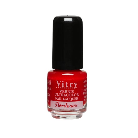 Vitry Mini Vernis Couleur Bordeaux (4 ml)