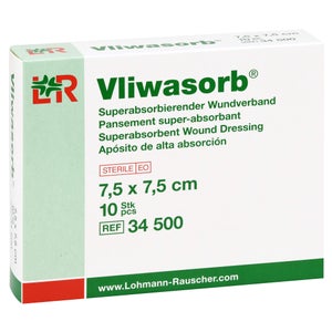 Vliwasorb compresse superabsorbante stérile 7 (10 pièces)