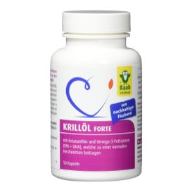 Raab Vitalfood Huile de Krill Forte (50 gélules)