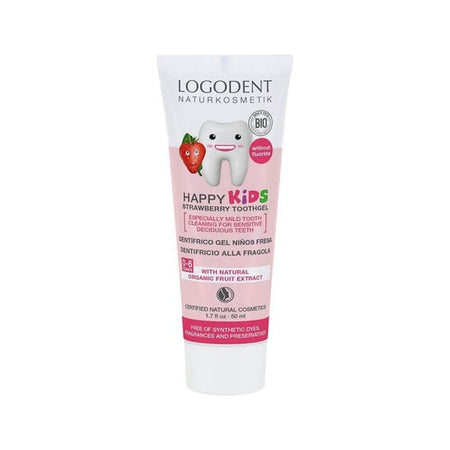 Logona Gel dentifrice pour enfants à la fraise 50 ml
