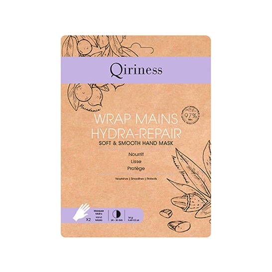 Qiriness Hydra-Repair Soft & Smooth masque pour les mains (14 g)