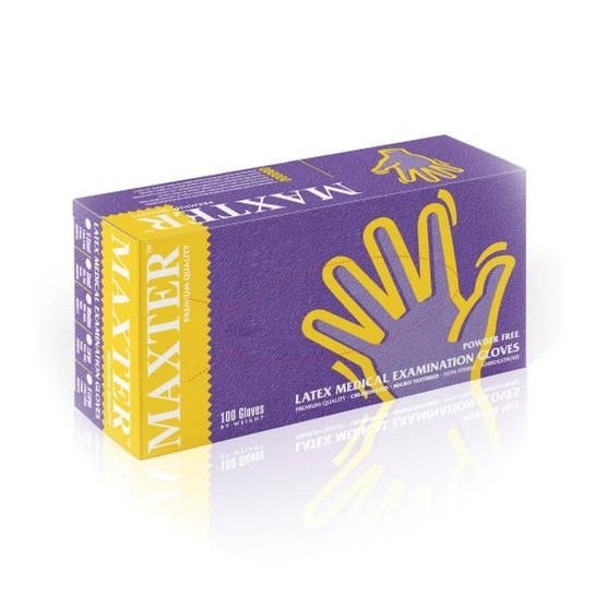 Maxter gants latex taille S (100 pièces)