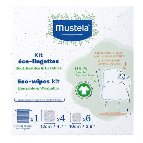 Mustela Eco-Wipes Kit (10 pieces)