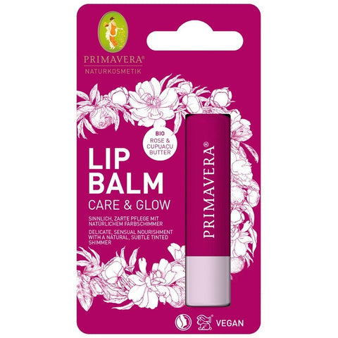Primavera Baume à lèvres Care & Glow bio (4,7 g)