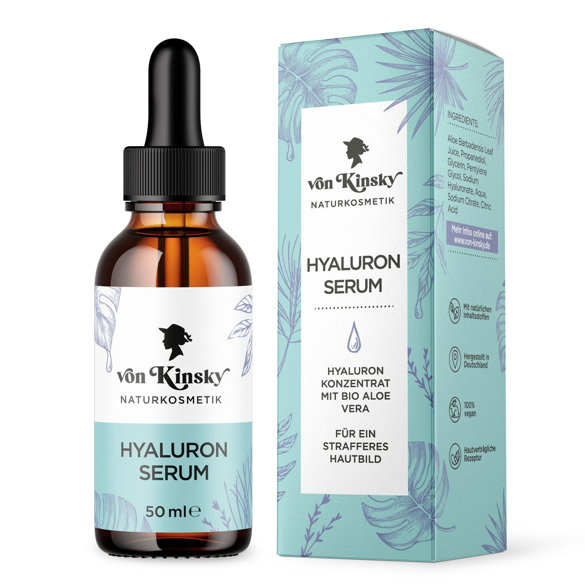 von Kinsky Bio Sérum d'acide hyaluronique (50 ml)
