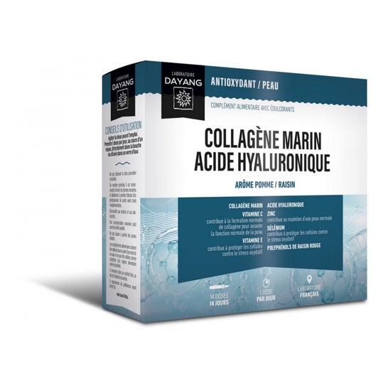 Dayang collagène marin 2500 mg acide hyaluronique 14 unités