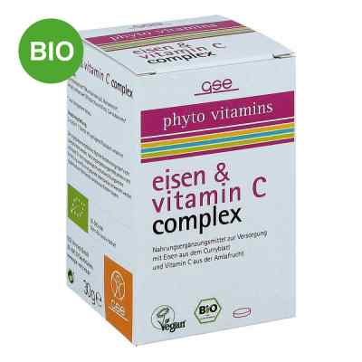 GSE Vertrieb Eisen & Vitamin C complex Bio comprimés (60 pièces)