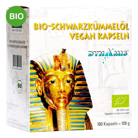 Dynamis Huile de nigelle d'Égypte bio vegan (180 gélules)