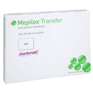 Mepilex Transfer pansement en mousse 10x12 cm 5 pièces