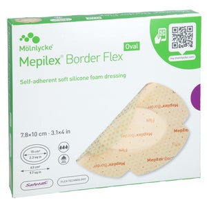 Mepilex Border Flex pansement en mousse adhésif 7,8x (5 pièces)