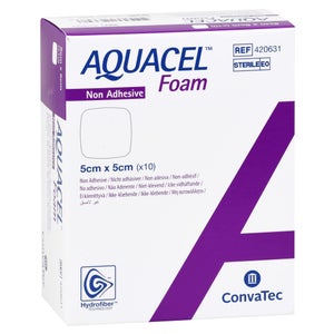 Aquacel Foam non adhésif 5x5 cm pansement (10 pièces)