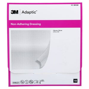 Adaptic 7,6x7,6 cm pansement humide (10 pièces)