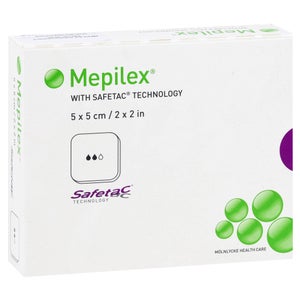 Mepilex 5x5 cm pansement en mousse (5 pièces)