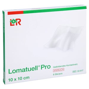Lomatuell Pro 10x10 cm stérile 8 pièces