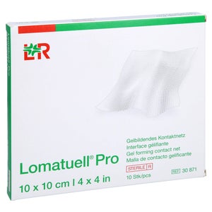 Lomatuell Pro 10x10 cm stérile (10 pièces)