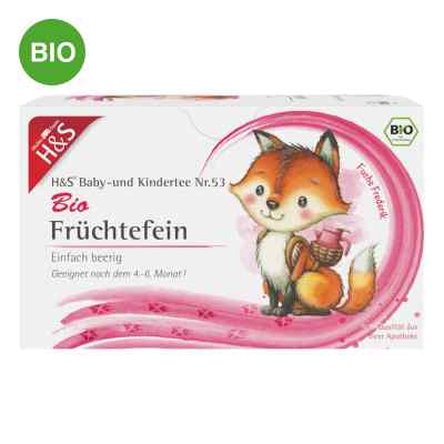 H&S Bio thé pour bébés et enfants Früchtefein sachets (20x2.5 g)