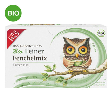 H&S Bio thé pour bébé et enfant fin mélange de fenouil sachets (20x1.5 g)