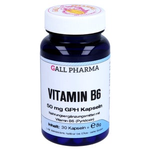 Vitamine B6 50 mg GPH gélules (30 pièces)