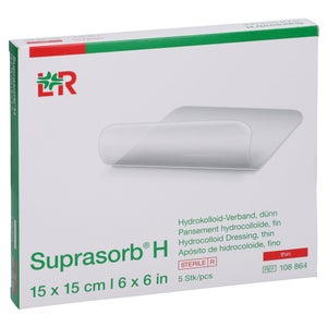 Suprasorb H pansement hydrocolloïde mince 15x15 cm (5 pièces)