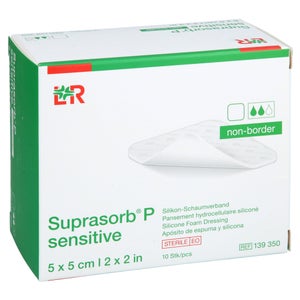 Suprasorb P Sensitive mousse PU non-borée (10 pièces)