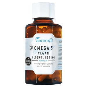 Naturafit Omega-3 Vegan Huile d'algues 834 mg (90 gélules)