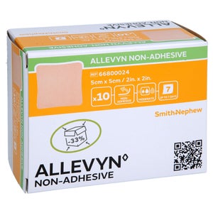 Allevyn pansement non adhésif (5x5 cm, 10 pièces)