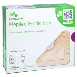 Mepilex Border Flex pansement adhésif en mousse (10 pièces)