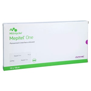 Mepitel One 10x18 cm pansement filet en silicone (10 pièces)