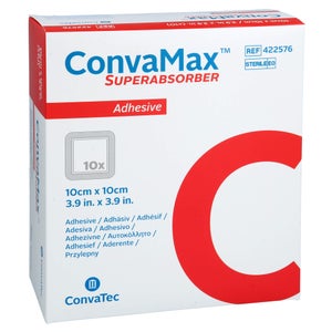 Convamax Superabsorbant adhésif (10x10 cm, 10 pièces)