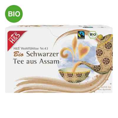 H&S thé noir bio d'Assam sachets filtrants (20x1.80 g)
