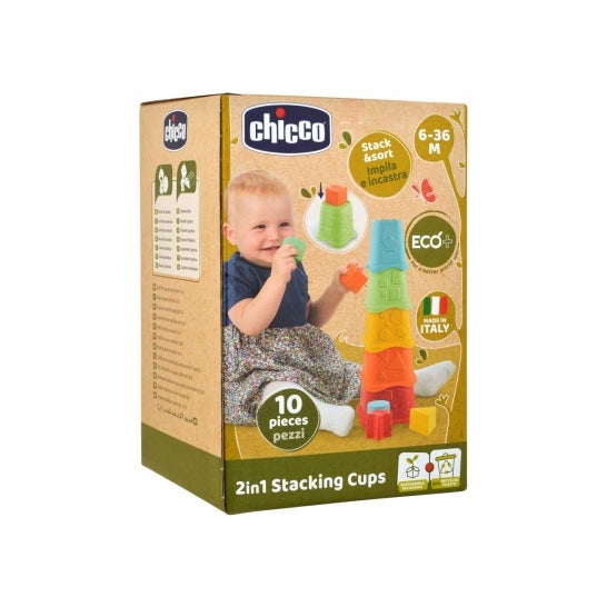 Chicco 2 in 1 gobelets à empiler (1 pièce)