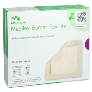 Mepilex Border Flex Lite Pansement en mousse (10 pièces)