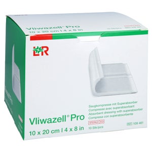 Vliwazell Pro compresse stérile superabsorbante (10 pièces)