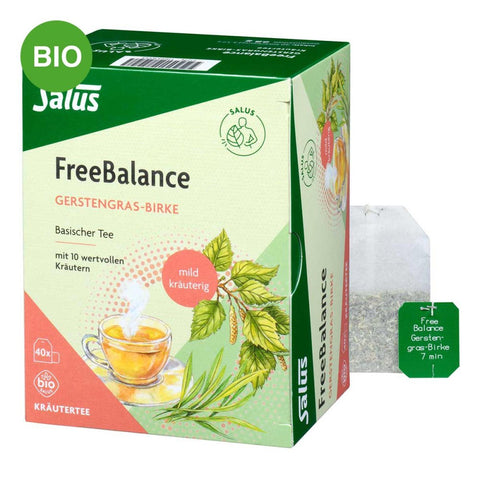 Salus FreeBalance Basic Barley Grass and Birch Tea (40 tea bags)
