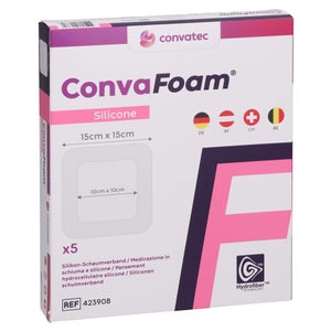 Airforce One ConvaFoam Silicone pansement (15x15 cm, 5 pièces)