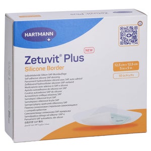 Zetuvit Plus Silicone Border stérile 12,5 (10 pièces)