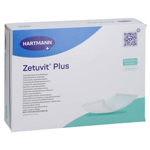 Zetuvit Plus compresse absorbante extra-forte stérile (15x20 cm, 10 pièces)