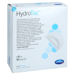 Hydrotac pansement en mousse rond stérile 6 cm (10 pièces)