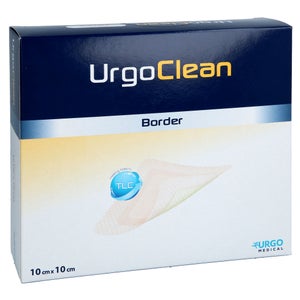 Urgoclean Border pansement 10x10 cm (10 pièces)