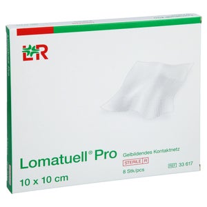 Lomatuell Pro 10x10 cm stérile (8 pièces)