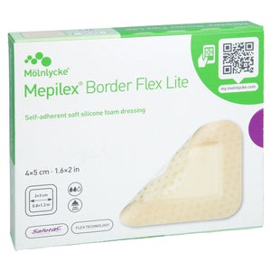 Mepilex Border Flex Lite pansement mousse 4x5 cm (10 pièces)